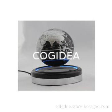 ABS Plastic Magnetic Levitating Globe With Blue Light with